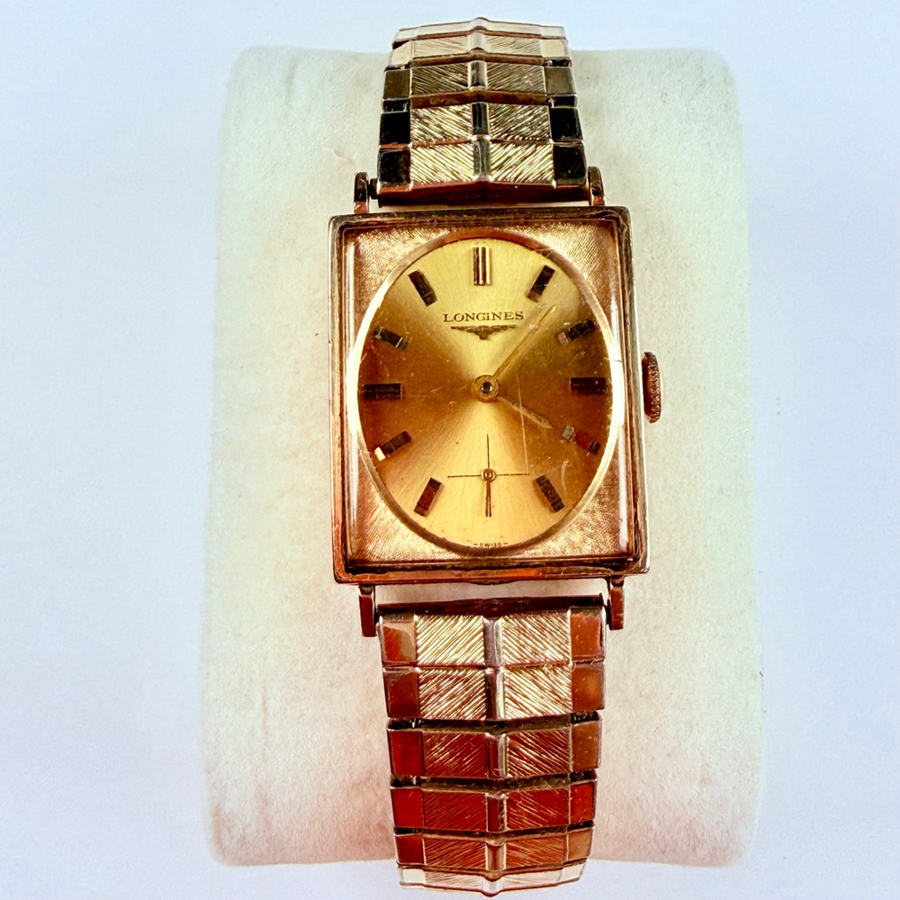 Longines 10K Gold Filled 370 Movement Manual Oval Dial Watch VITGE 1960s WORKING